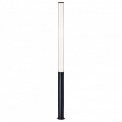 высокий уличный светильник-опора с линейным источником света