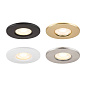 1008067 SLV UNIVERSAL DOWNLIGHT cover IP65 R black декоративное кольцо — фото 1