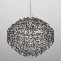 Подвесной светильник GIOGALI 85 CRYSTAL SMOKY GLOSSY CHROME E27 CE