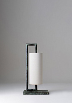 Verdigris shown with 5 Tall Cylinder in Natural Silk with Cream Card lining