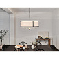 Heddle 6 Light Chandelier Natural Brass and Textured Black люстра 52466NBR Kichler — фото 4