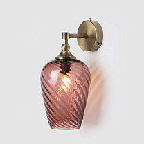 Twisted Optic Wall Light чайный