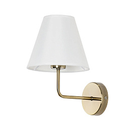 A2581AP-1AB Arte Lamp ELBA настенный светильник с абажуром и металлическим основанием