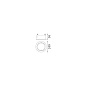 324883 Ideal Lux ZEUS FRAME TRIM ROUND 21W WH mounting housing — фото 1
