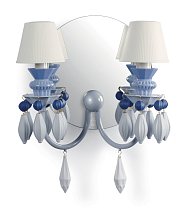 Бра Belle de Nuit Lladro, 2 лампы, синее