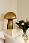 621206 Globen Lighting Fungo Настольная лампа Special Edition 30 см, коричневая — фото 1