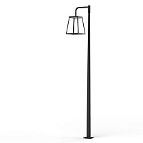 Lampiok 4 N° 3; Satin-finish PMMA Built-in LED 3000°K warm white 36W; Dark black