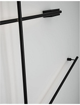 Sandy Black Aluminium LED 15 Watt 220-240 Volt 507Lm 3000K IP20 L: 90 W: 9 H: 3.5 cm