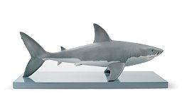 Фарфоровая скульптура белой акулы White Shark Lladro 01008470