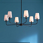 Pallas 32.25" 6 Light Chandelier Black люстра 52516BK Kichler — фото 5
