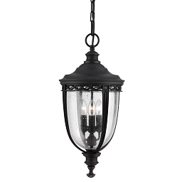 FE-EB8-L-BLK Feiss English Bridle уличный подвесной фонарь на цепи с вытянутым овальным корпусом