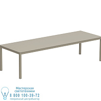 СТОЛ TABOELA 300X100CM ПЕСОК С КЕРАМИЧЕСКОЙ СТОЛЕШНИЦЕЙ ЖЕМЧУЖНО-СЕРЫЙ Royal Botania