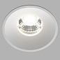 Round Maytoni встраиваемый светильник DL058-12W4K-W белый