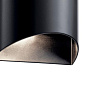 Wesley 2 Light LED Wall Light Architectural Black уличный настенный светильник 49279BKLED Kichler — фото 1
