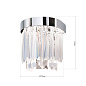 WA 2-1366 chrom PRISM LED wall light, chrome Orion — фото 7