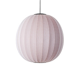 KW75 SS LED Made by Hand Knit-Wit Светильник Ø75 с бежевым фактурным абажуром LED