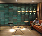 14-1803 Quasar Lum PANEL COPPER OXIDATED (GREEN) WITH LIGHTUNIT Накладное бра зеленый — фото 5