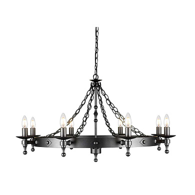 Люстра Warwick Elstead WR8-GRAPHITE графитово-черный