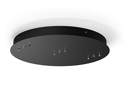 XM03402.533.0002 Panzeri Zero round купол для вертикальной световой композиции черного цвета