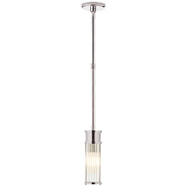 Allen Mini Pendant полированный никель и стеклянные стержни