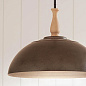 Fira 1 Light Pendant Anvil Iron and Beech подвесной светильник 52476AVI Kichler — фото 1