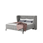86095 Кровать с пружинным матрасом Benito Moon Grey 180x200см Kare Design