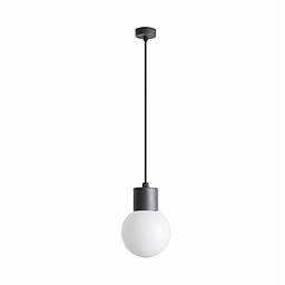 74427C-01 Faro Barcelona MOON подвесной светильник серый цилиндрический 15W