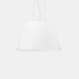 025438 Ideal lux Cylinder подвесной светильник с матовым плафоном цилиндрической формы из белого стекла