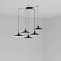 62804-5L LANG BLACK PENDANT LAMP E27 5L подвесной светильник Faro barcelona