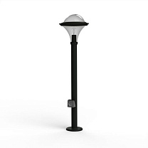 Dallas N° 8; Smoked polycarbonate E27 75W Plug; Dark grey
