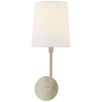 Go Lightly Sconce китайский белый с льняным абажуром