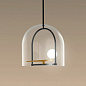 Artemide Yanzi SP LED современный подвес с плафоном из выдувного стекла — фото 1