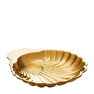 111136 Tray Belleville polished brass лоток Eichholtz