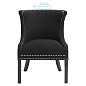 111485 Chair Elson metric black  Eichholtz