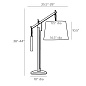 Counterweight Lamp настольная лампа Arteriors DB49019-900