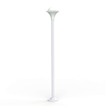 Dallas N° 9; Opal polycarbonate E27 75W; White