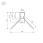 043161 Arlight Профиль DECORE-S6-INT-COMFORT-2000 ANOD внутренний — фото 1