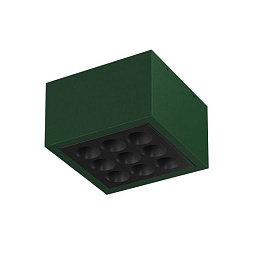 Mile Flos Outdoor Накладной спот квадратный зеленый f-o-0985