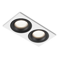 Потолочные светодиодные светильники Led technology CITY X 22.30 W 2FW NO DIM черный + белый
