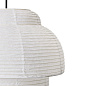 PAP30DWHT Papier Made By Hand Настольная лампа из папье-маше с двухслойным белым плафоном — фото 1