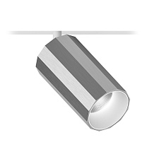 Магнитные светильники Led technology SUPERSPIKE Q 25.30 B сатиновое серебро + белый