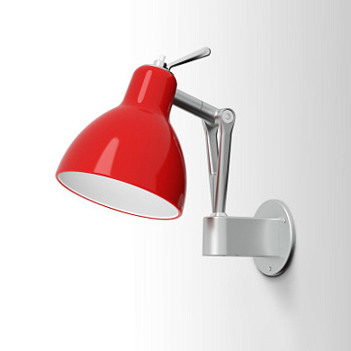 Rotaliana Luxy W0 настенный светильник с соединениями серебро; красный 1LXW000443ZR0