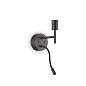 259826 Ideal Lux SET UP MAP2 NERO настенный светильник (бра) черный — фото 1