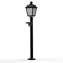 Place des Vosges 1 Évolution N° 9; Opal PMMA E27 60W Detector; Slate grey