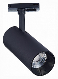 ST350.436.15.36 ST-Luce 1ph lights ST-luce трековый прожектор чёрного цвета цилиндрической формы для направленного освещения однофазного шинопровода