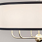 Heddle 6 Light Chandelier Natural Brass and Textured Black люстра 52466NBR Kichler — фото 1