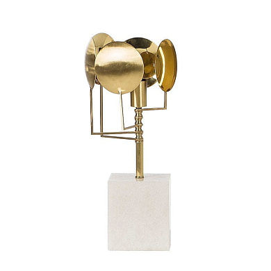 Sun Lamp Brass by Nellcote настольная лампа Sonder Living 1007236