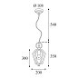 Подвесной светильник Gemstone Moretti Luce 3482 — фото 1