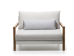Gervasoni Outdoor Садовое кресло из ткани с подлокотниками Gervasoni