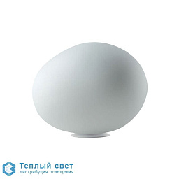 Gregg Grande - Lampe à poser Foscarini Gregg настольная лампа с овальным плафоном из белого стекла